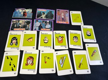 Dc Comics, THE MOD Squad, And Ironsides Board Game Cards