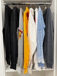 8 Hoodies & Sweatshirt: New With Tags Style Reform, Harry Potter, Super Dry, Stussy & More, Sizes Vary