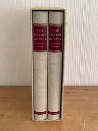 Rare THE SISTINE CHAPEL By Frederick Hartt And Gianluigi Colalucci Alfred A. Knopf 2-volume Set