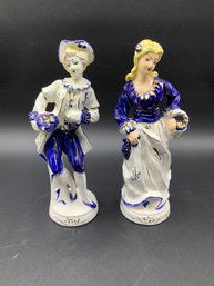 Blue/White Porcelain Figurines