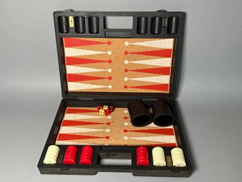 Vintage Backgammon With Case