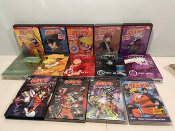 Naruto- Shonen Jump, Collection Of DVDs ,many Are Sealed.