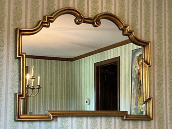 Large Gold Framed Mirror