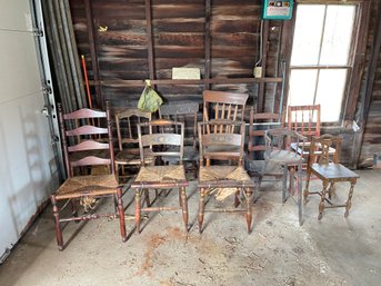 Lot Of 11 As Is Chairs