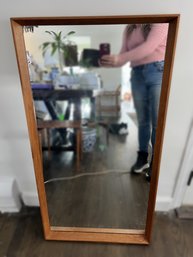 Danish Modern Teak Framed Mirror