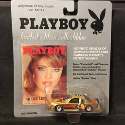 1999 Playboy Playmate Of The Month Car Series Die Cast Car New In Package  Nicole Lenz - L