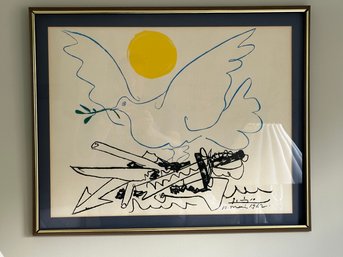 Pablo Picasso 'Peace Dove' 1973 Plate Signed Print