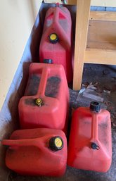 Four Gas Cans