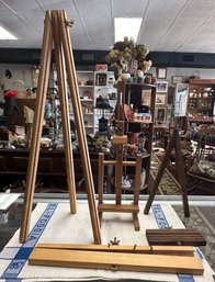 Beautiful Art Wooden Easels - Table Top Display Stands In Parts              BS  - WA-d(in A Box)