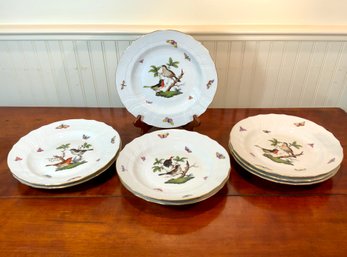 Herend Porcelain Rothschild Soup Plates (8 Pcs)