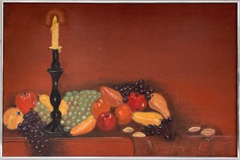 Still Life Oil Painting Signed Lower Right