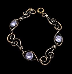 Vintage Light Amethyst/blue Color Bracelet