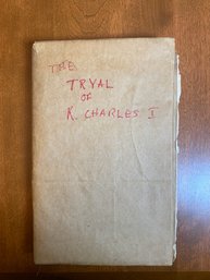 1683 - Tryal Of King Charles Leather Covered Book