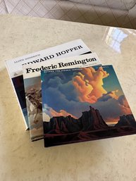 Beautiful Hardcover Art Books - Ed Mell, Frederic Remington, Edward Hopper