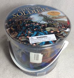 Big Bucket Of Civil War Soldiers - New - Over 100 Pieces