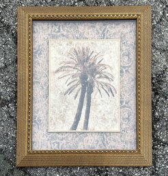 A Glamorous Palm Tree Print - Gilt Frame