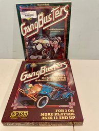 Vintage TSR 'gang Busters  Roleplaying Board Game And Module.