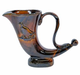The Famous Grouse Scotch Whiskey Brown Glazed Pitcher
