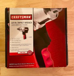 Craftsman 1/2 Inch Impact Wrench W/ 400 Ft Lbs Of Max Torque - New In Box