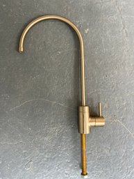 A Brushed Brass Finish Drinking Water Faucet