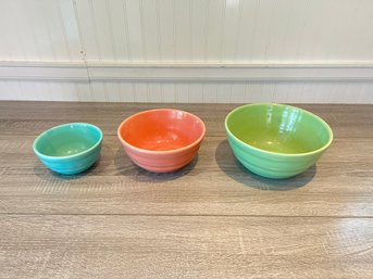 Set Of 3 Mixing Bowls By Bauer