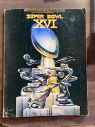 Super Bowl XVI Magazine Program