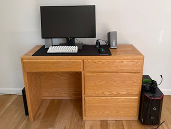 4-drawer Student Desk With Hutch