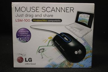 New In Box Mouse Scanner By LG - Just Drag And Share