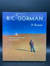 R.C Gorman ' A Portrait' Signed 1st Edition Book.