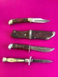 Mixed Pocketknife Lot Of 3