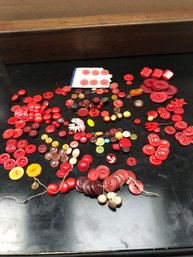 Over 200 Old Buttons