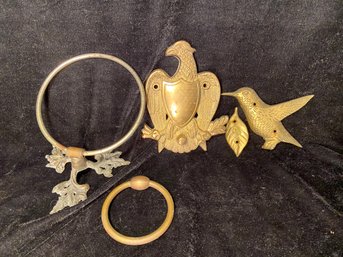 Brass Door Knockers And Decor Pieces