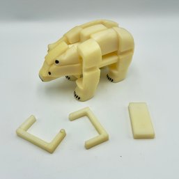 1980s Polar Bear 3-D Anipuzzle By PKR Corp