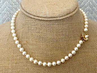 Vintage Cultured Pearl Necklace