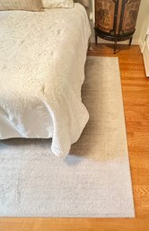 Beautiful Grey Room Area Rug With Quality Underpadding From Redi-Cut 108 X 90