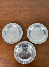 Vintage Stamped Aluminum SALEM Cigarette Restaurant Ashtrays