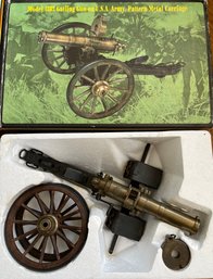 Rare DENIX Company Large MODEL 1883 'GATLING' GUN Original Box, Paperwork