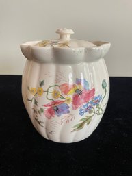 Hand Painted Porcelain Jar