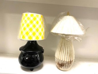 Pairing Of Vintage Avon Figural Lamp Bottles