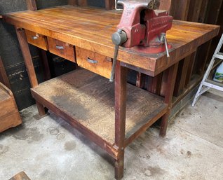 Three Drawer Work Bench