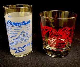Vintage Collectable Connecticut Glasses