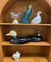 Grouping Of Vintage Avon Bird Bottles