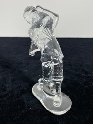 Waterford Crystal Male Golfer Paperweight