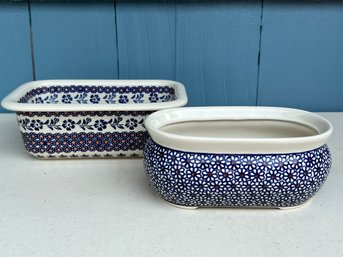 Handmade Polish Pottery Bowls