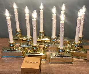 Set Of 12 FRONTGATE Battery Operated Candles