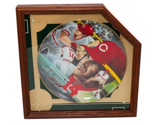 Armstrong's Art On Porcelain 1985 'Pete Rose' Autographed Edition Baseball Plate