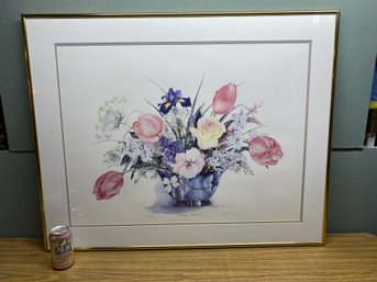 Framed, Matted And Signed 'Wedding Reception' Signed Lynn Snow. 12/950.