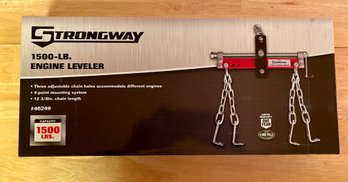 STRONGWAY 1500 LB Engine Leveler W/ 4 Point Mounting System & 12 3/8 Inch Chain Length - New In Box