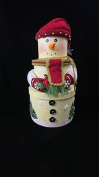 Decorative Snowman Box