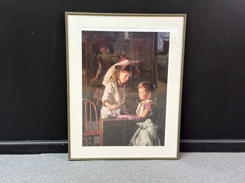 Lithograph, Untitled, Children's Tea